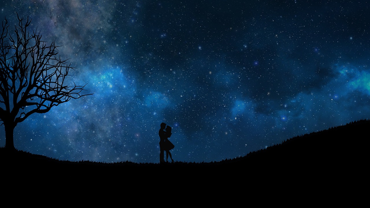 星轨古堡夜景4K壁纸